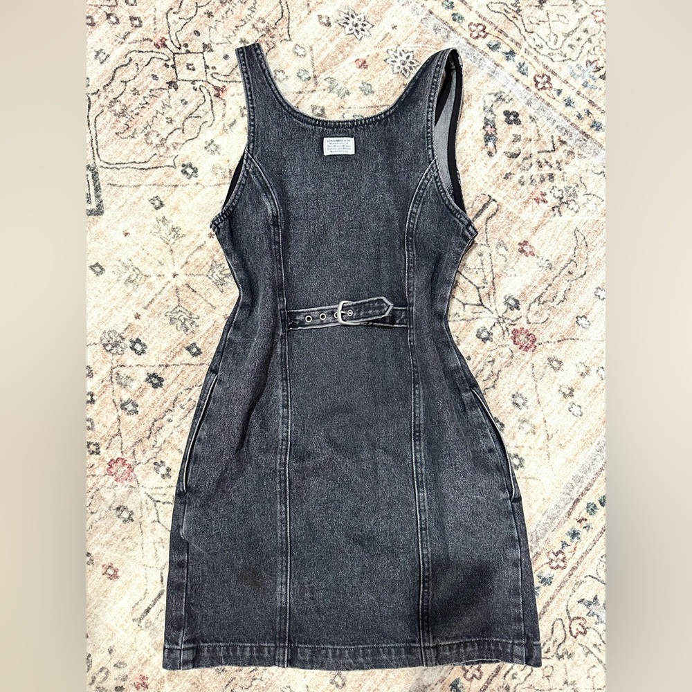 Vintage Denim Button-Down Dress - Picture 2 of 9
